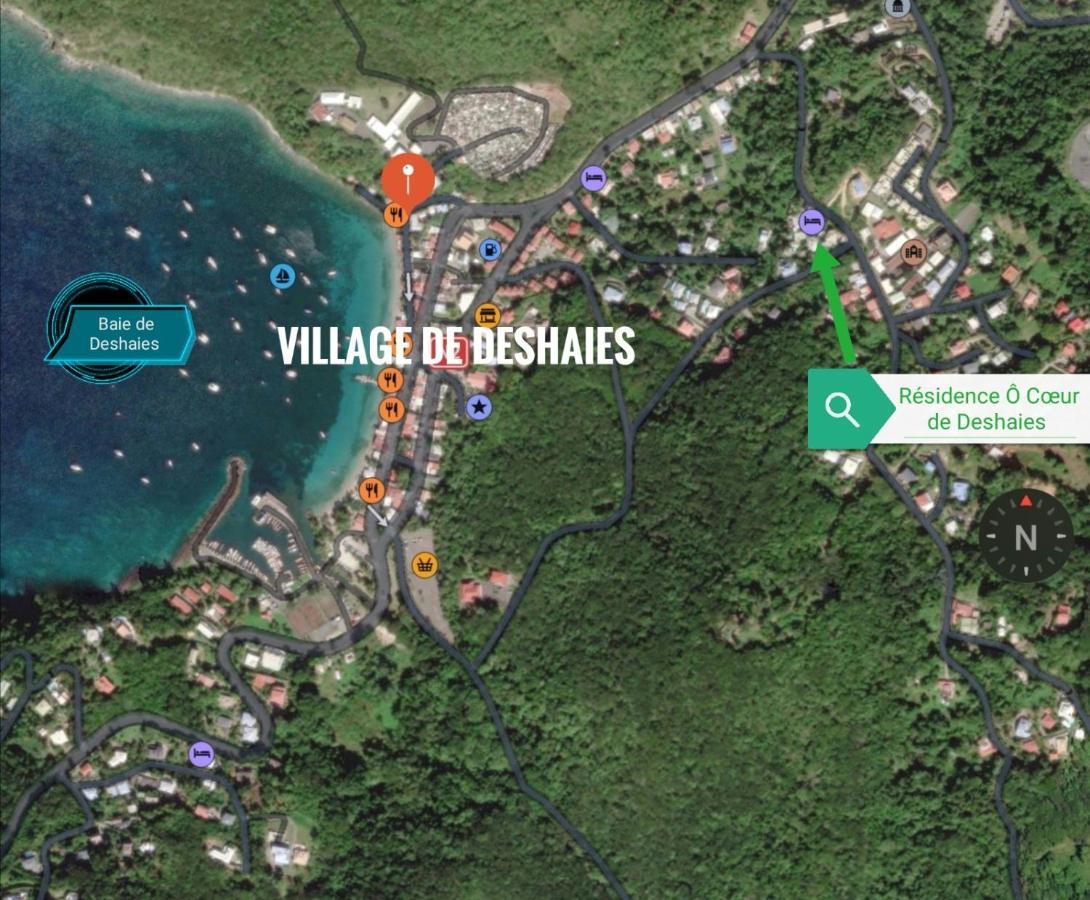 Studio Malacca et Malanga- Ô Cœur de Deshaies Bagian luar foto